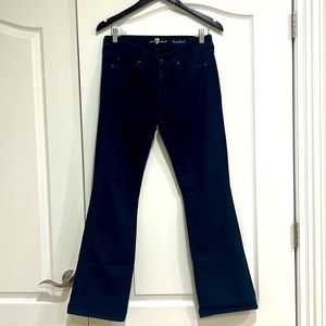 Size 27 bootcut 7 jeans dark blue